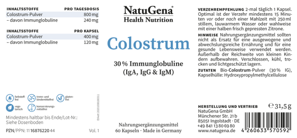 Colostrum (60 Kapseln)
