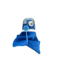 riva PURA Outdoor und Notfallversorgung | Faltbare Trinkwasserfilterflasche blau, 1 Liter
