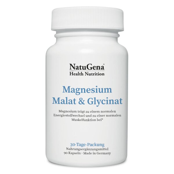 Magnesium Malat & Glycinat (90 Kapseln)