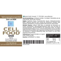 Cellfood® MSM (Spray, 30 ml)