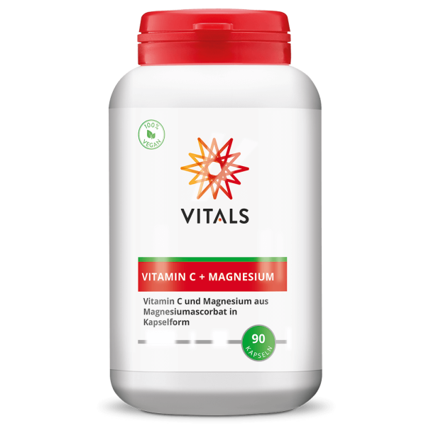 Vitamin C + Magnesium (90 Kapseln)
