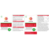 Vitamin K2 + D3 (60 vegan Softgel-Kapseln)