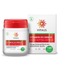 Vitamin D3 2000 IE (100 Softgel-kapseln)